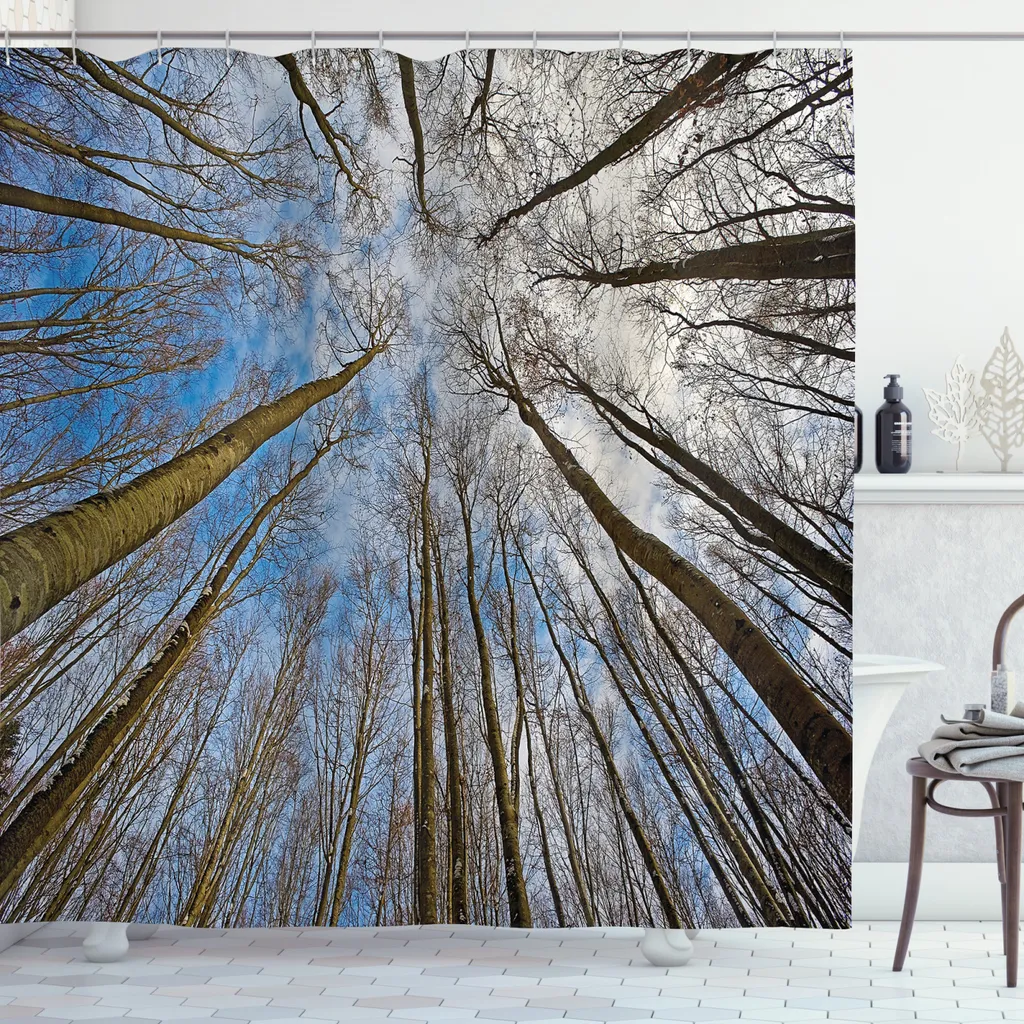 Offerta Tenda Doccia ABAKUHAUS Nuvole 175x180 cm - Prezzo Shock