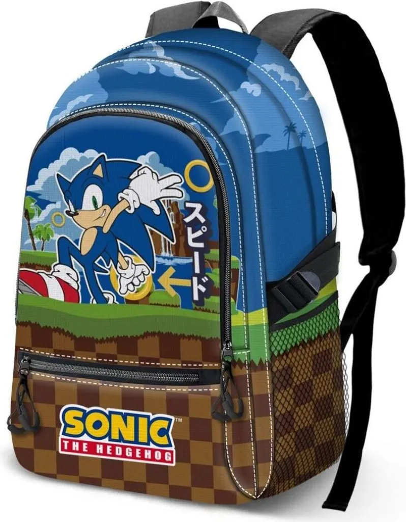 Sac à dos adaptatif Sonic the Hedgehog Greenhill 44cm Karactermania