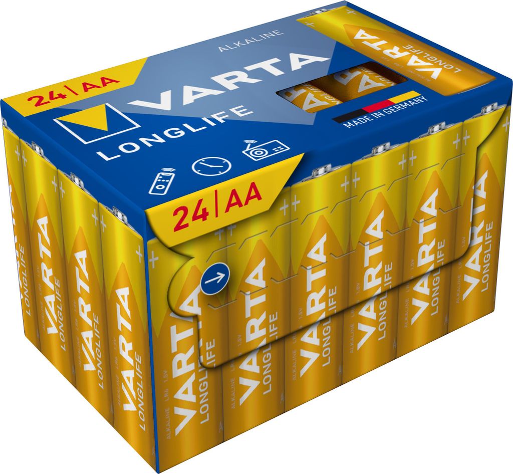 VARTA Longlife AA 24er Cube Batterie