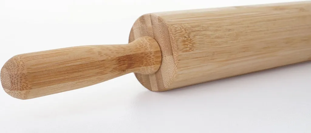 Rullo per Pasticceria HWC-B71 Mattarello in Legno Ondulato 44x5cm