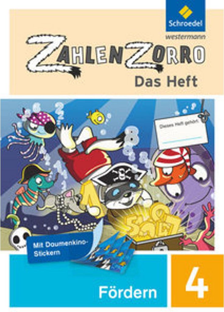 Zahlenzorro - Das Heft. Förderheft 4 Obrázek produktu 