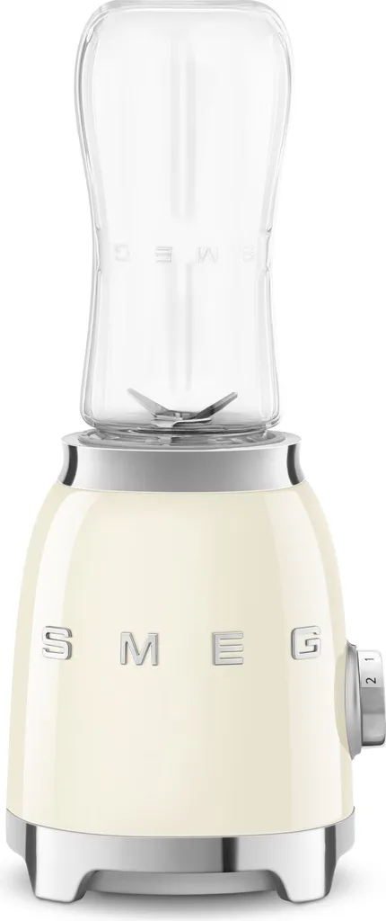 Smeg PBF01CREU Mixeur Sportif Années 50 Crème 300W - Blender Compact