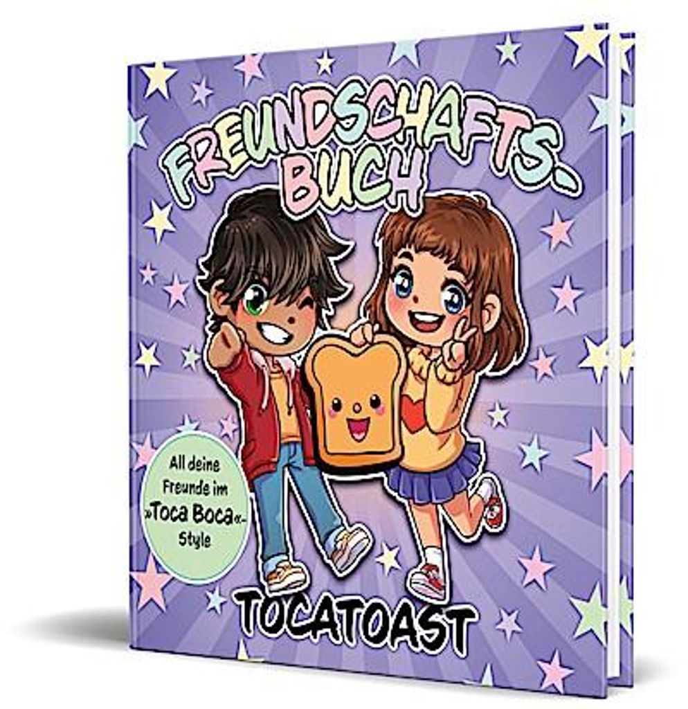 Freundschaftsbuch TocaToast im Toca Boca-Style mit Obrázek produktu 