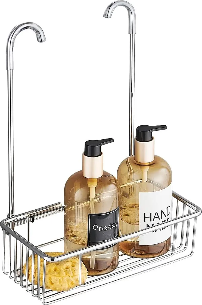Étagère de douche inox : fini le carrelage percé et les ventouses HS