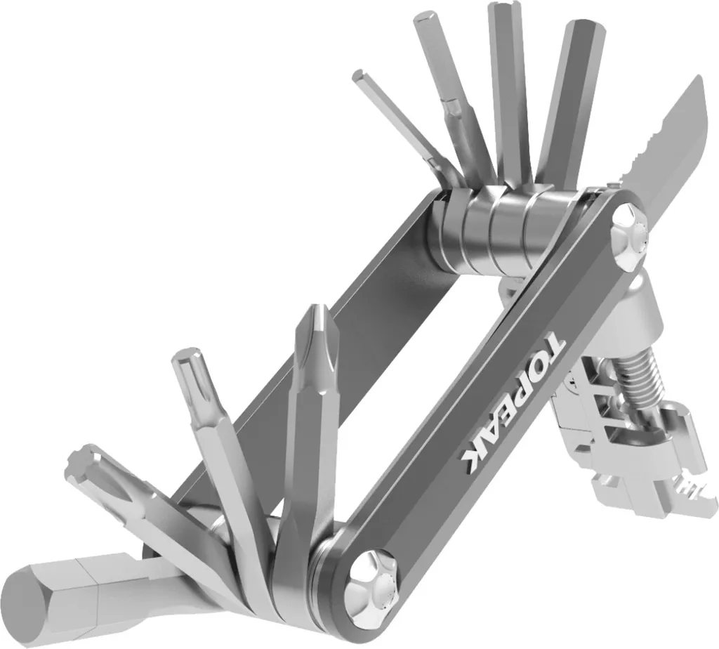 Topeak Mini P20 Multitool avec Dérive-chaîne et Clés Torx pour Cyclisme - 10