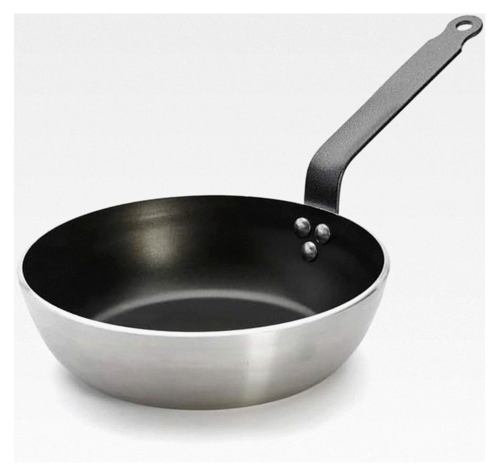 Schmorpfanne mit Antihaftbeschichtung, 24 cm Durchmesser, Grau