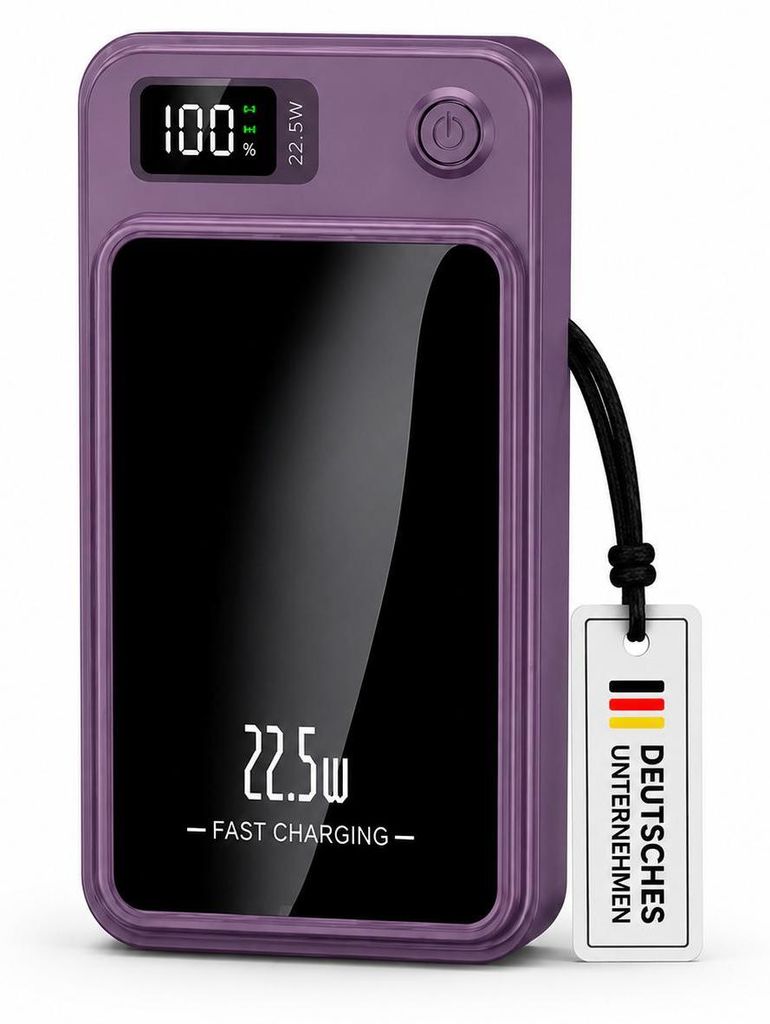 Magnetische Powerbank 10000mAh Mini  PD 22.5W Schnellladen Produktbild 