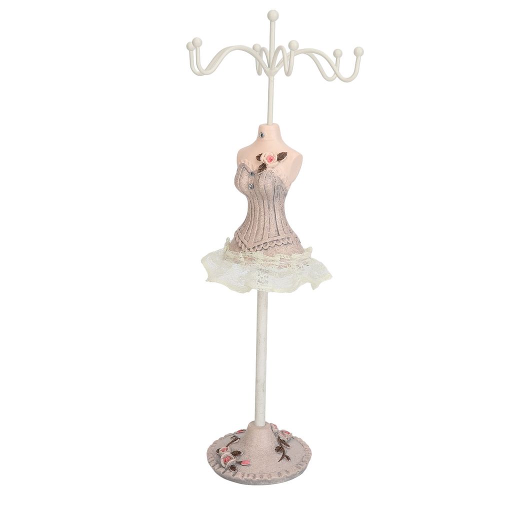 Mannequin Dress Jewelry Display Stand,Model Dress Jewelry Holder,Dress Jewelry Stand Holder,Model Dress Jewelry Organizer,Jewelry Doll Holder,Jewel...