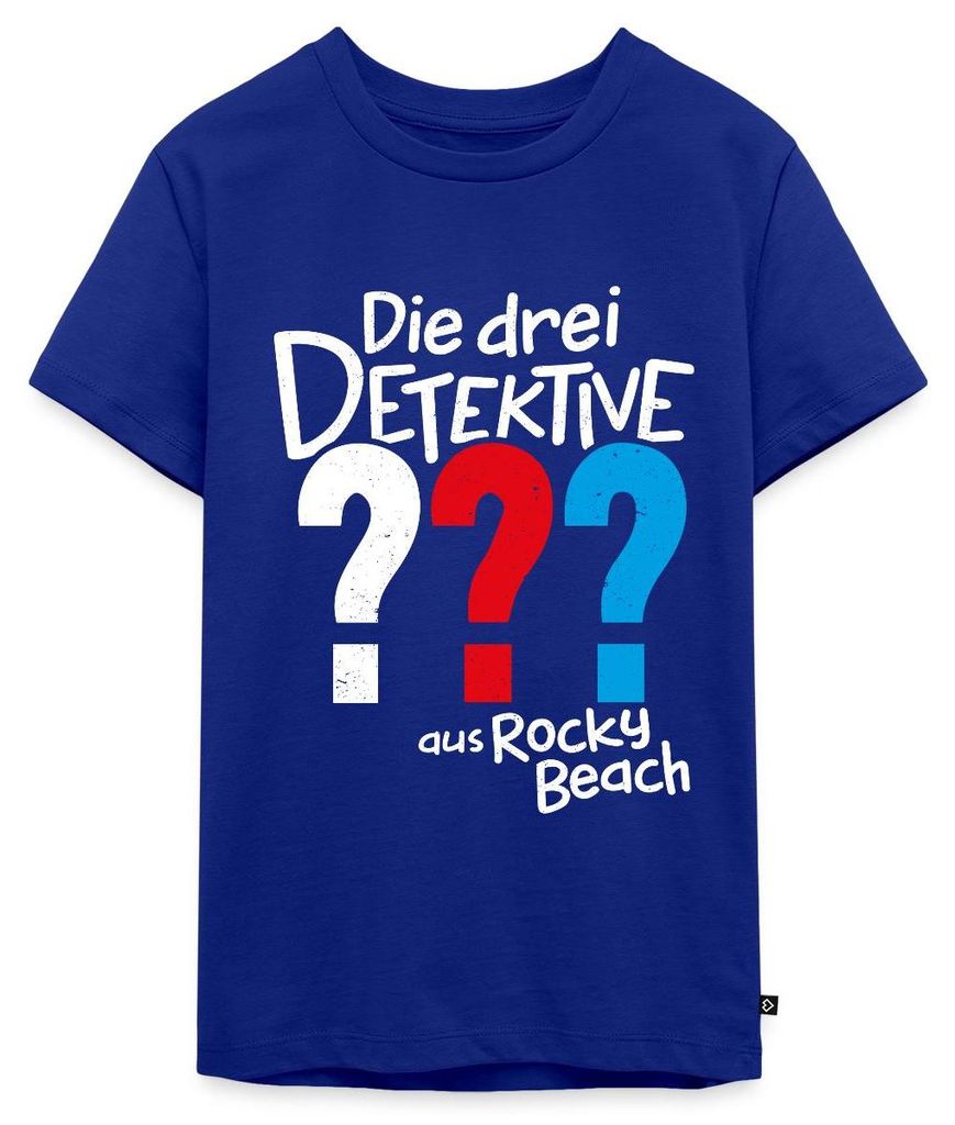 Spreadshirt Die Drei Fragezeichen Kids aus Rocky Beach Teenager Premium T-Shirt, 146/152 (10 Jahre), Royalblau