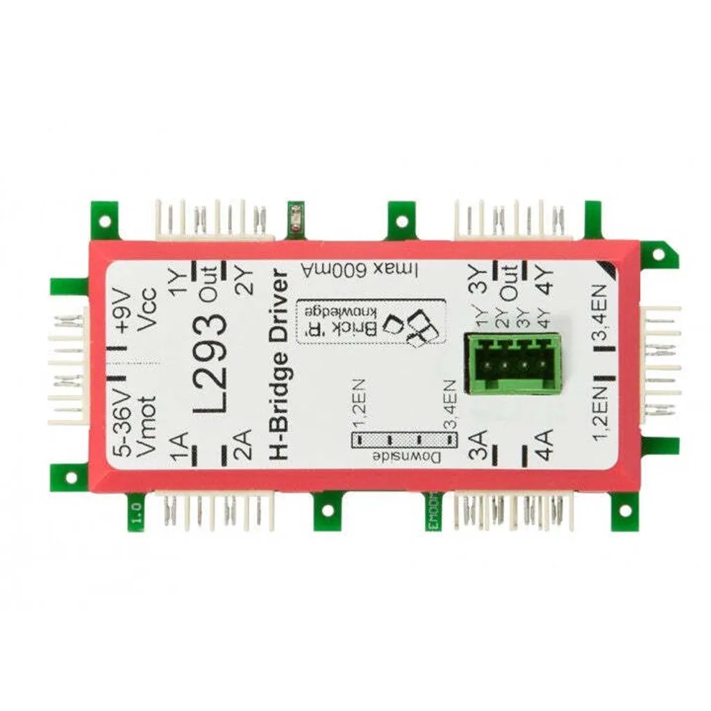 H-Bridge Driver L293 BrickRknowledge avec Double Pont pour Deux Moteurs