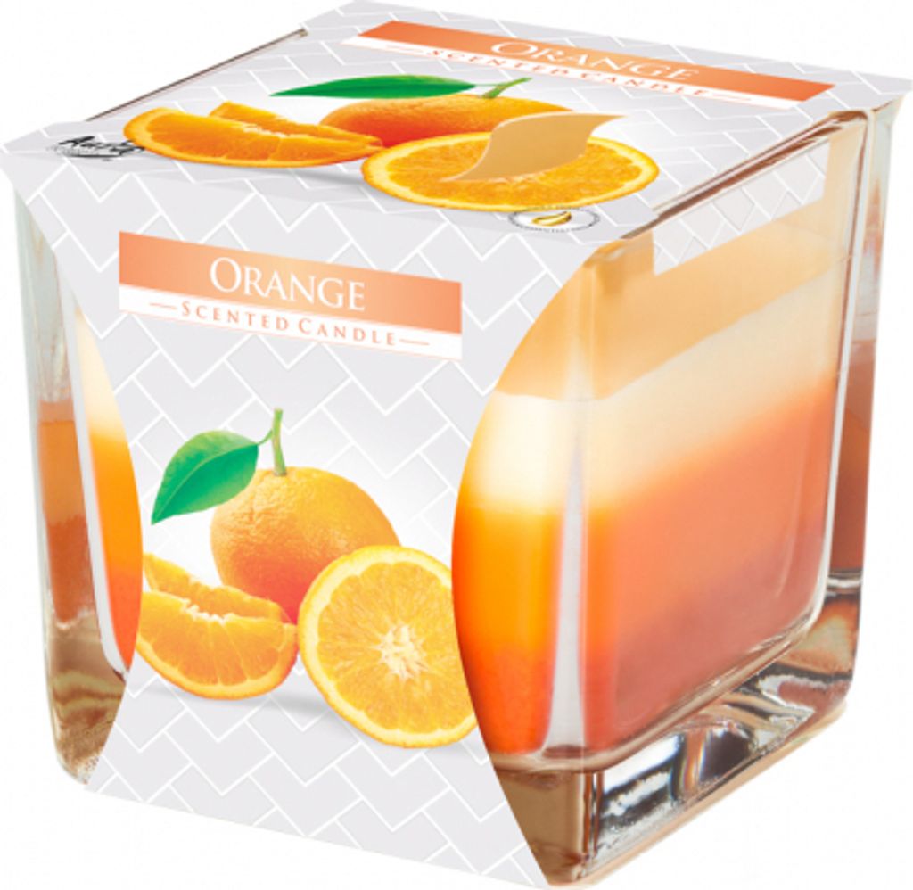 BISPOL Aura 32H ORANGE bougie parfumée en verre Image du produit 