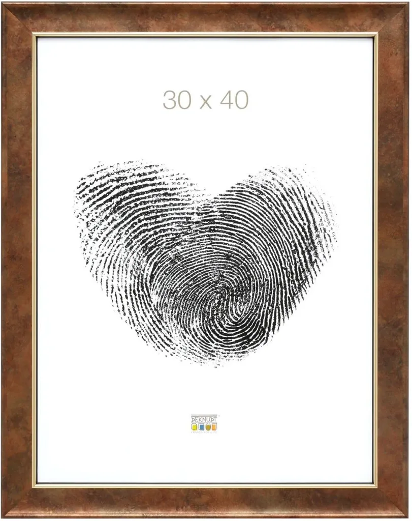 Cadre bois doré 13x18 cm S46EA3 avec protection verre traité antireflet - 5