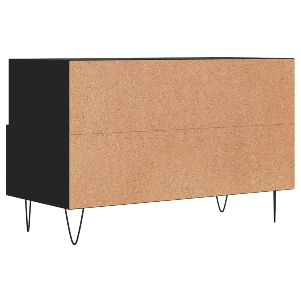 Mobile TV 80 cm Nero - Robusto, Sicuro e Facile da Pulire - 9
