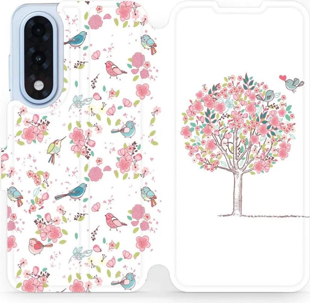 Handyhülle mit klappe für OnePlus Nord 5, Mobiwear Book, Rosa Hain