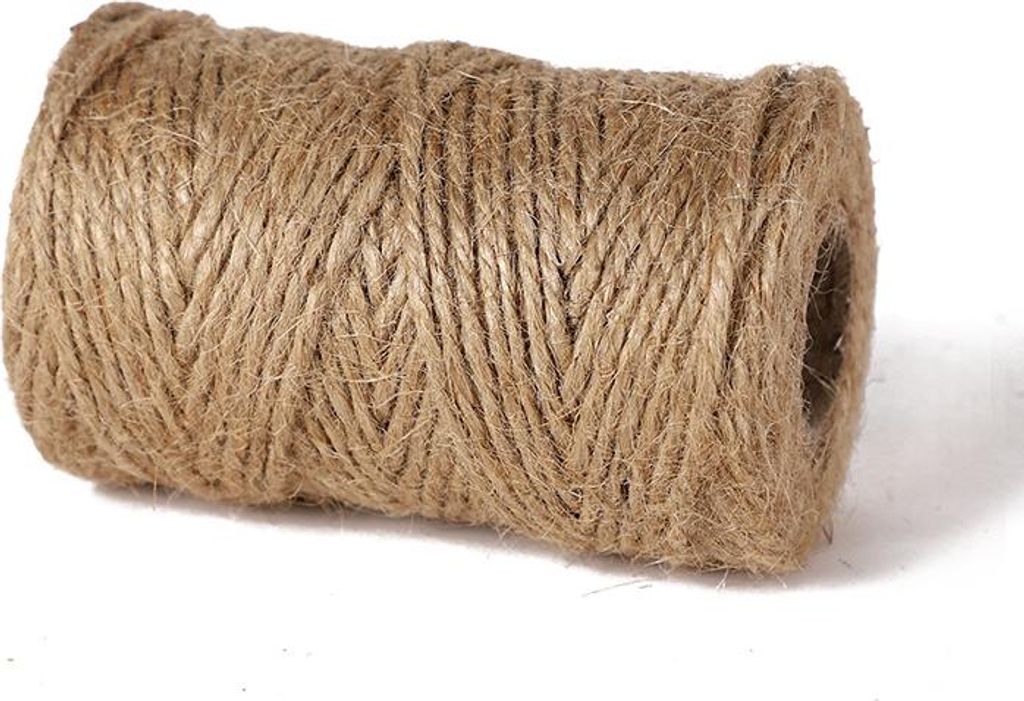 100M Braun Juteschnur, 1.5mm Jute Schnur fš¹r Garten, 2-Lagig Bastelschnur fš¹r Basteln, Jute Dekokordel fš¹r DIY Kunstgewerbe Gartenarbeit