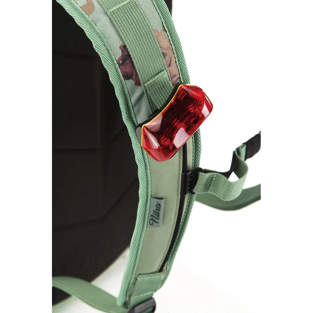 Nitro Scrambler Urban Backpack 28L Dead Flower Verde Tempo Libero - 11
