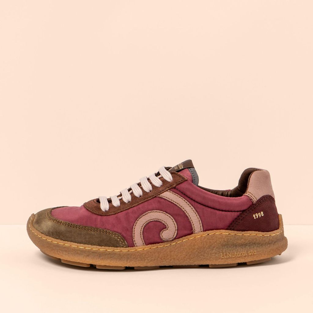 El Naturalista Schuhe Damen/Herren N5435A MULTI MATERIAL WINE/OROEL Farbe Rot