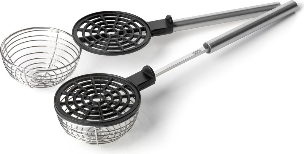 Stöckli 8320.0214, Fondueabschäumer, Edelstahl, Schwarz, Produktbild 