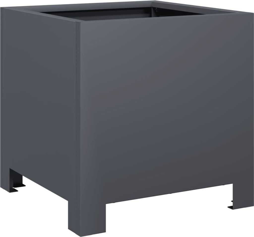 Pflanzkübel Anthrazit 30x30x30 Stahl