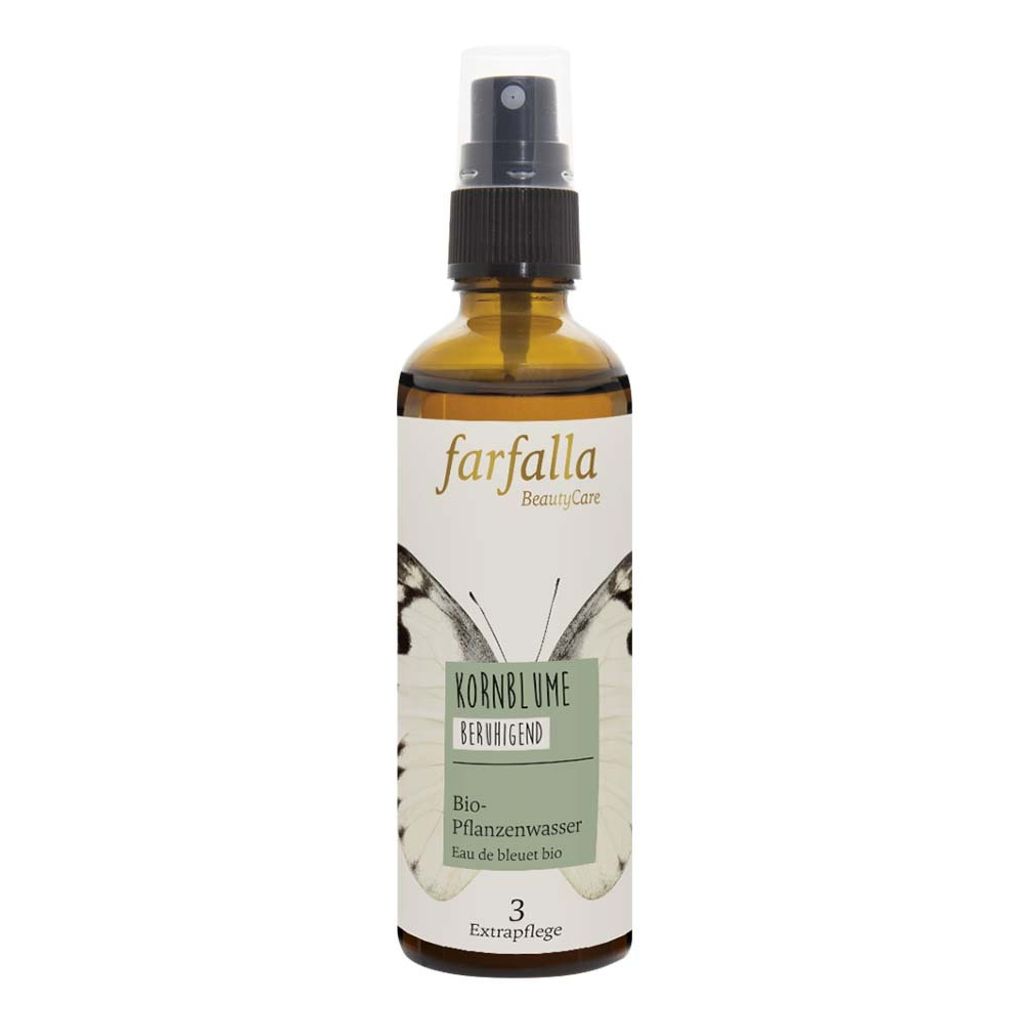 Farfalla Kornblume, Bio-Pflanzenwasser, beruhigend 75ml