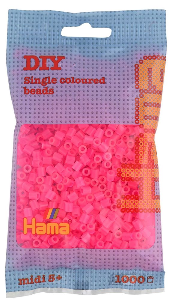 Dan Import HAMA Perline Neon Fucsia 1.000pz Immagine del prodotto 