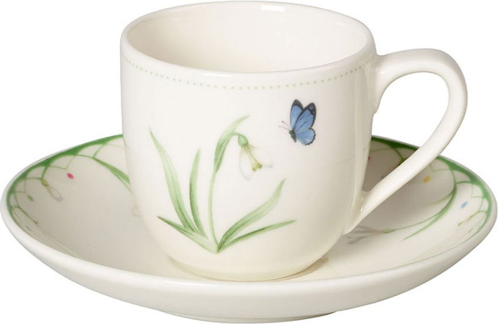 Villeroy & Boch Colourful Spring Espressotasse mit Untertasse 100 ml