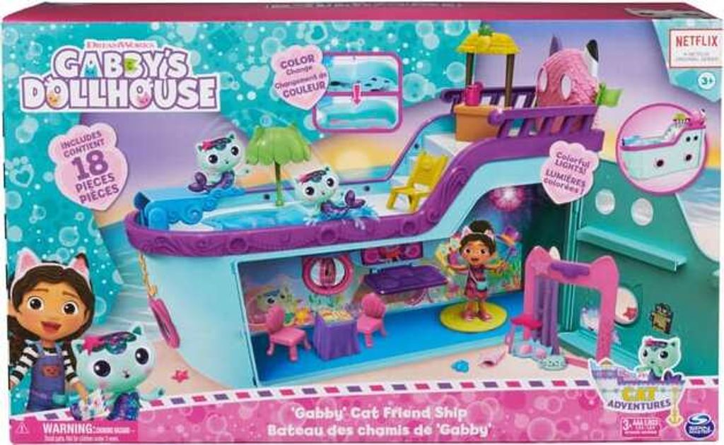 Spin Master Gabby's Dollhouse Gabby's Ship Mermaid duży Zdjęcie produktu 