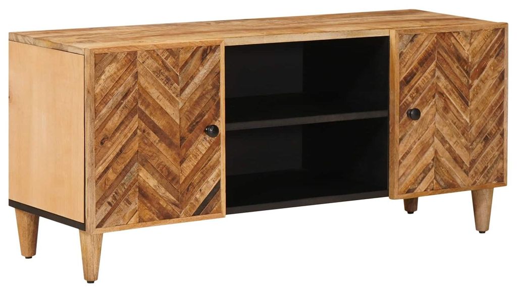 vidaXL Stauraumschränke Braun 105 x 33,5 x 46 cm Massivholz Mango