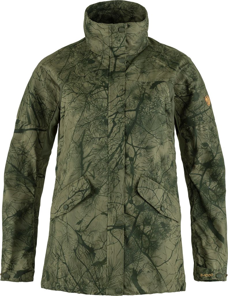 Fjällräven Forest Hybrid Jacket W, 626-625 Green Camo-Laurel Green, L