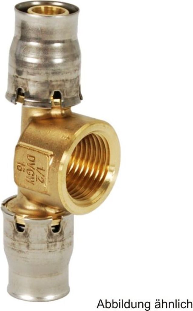 Fränkische Alpex Plus Übergangs-T-Stück mit IG, 26mm - 3/4" - 26mm