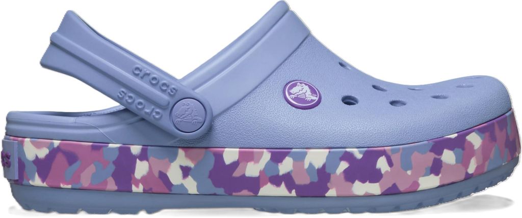 Crocs Crocband Glow Confetti Band kindersandalen, maat Productafbeelding 