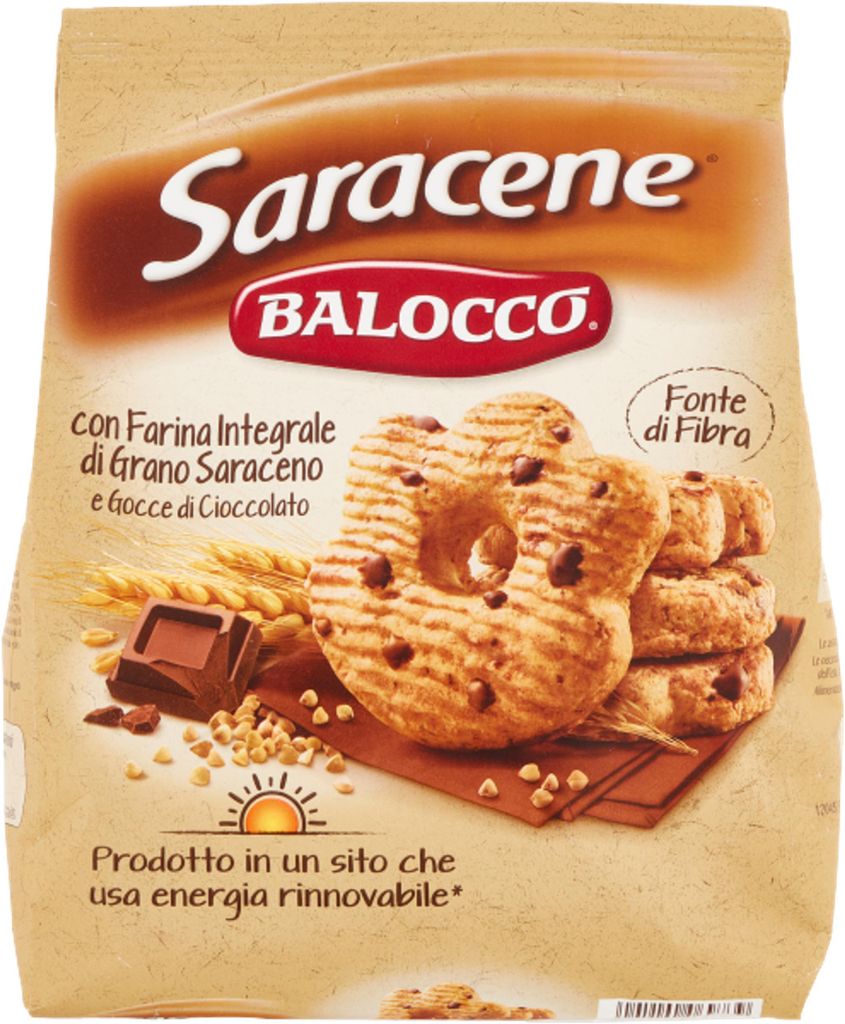 Balocco Saracene 700g, Ciasteczkowy, Czekolada, 472 kcal, Zdjęcie produktu 