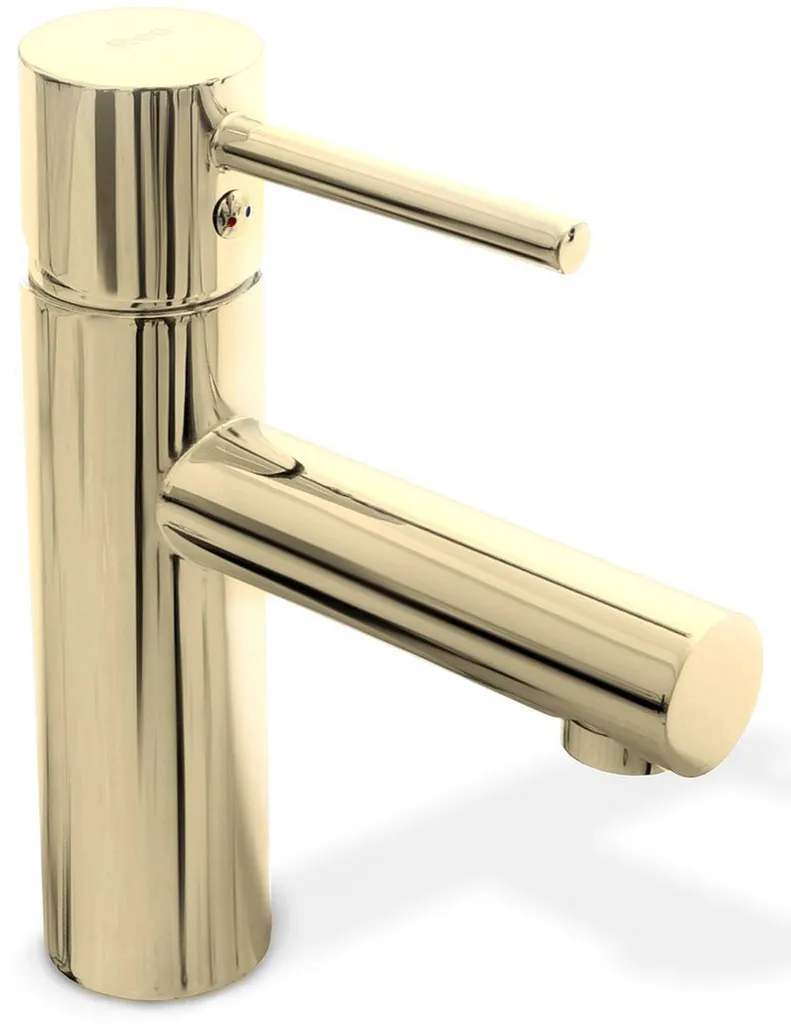 Rea Tess Gold Low: Rubinetto Lavabo Oro Moderno in Ottone | Rea Shop