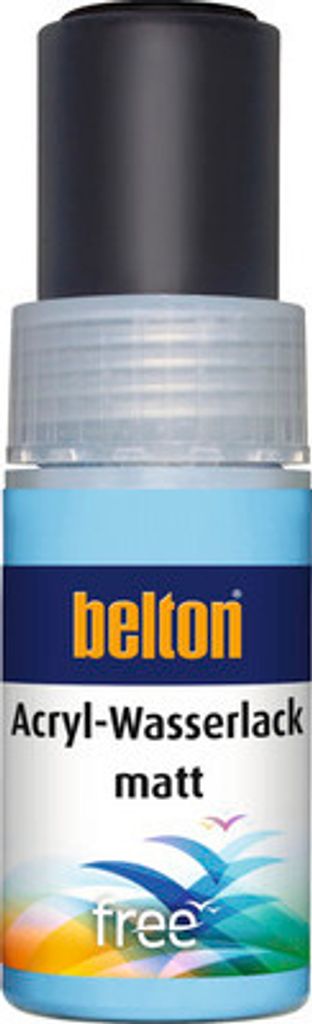 belton free Lackstift matt RAL 9005 tiefschwarz 9 ml Produktbild 
