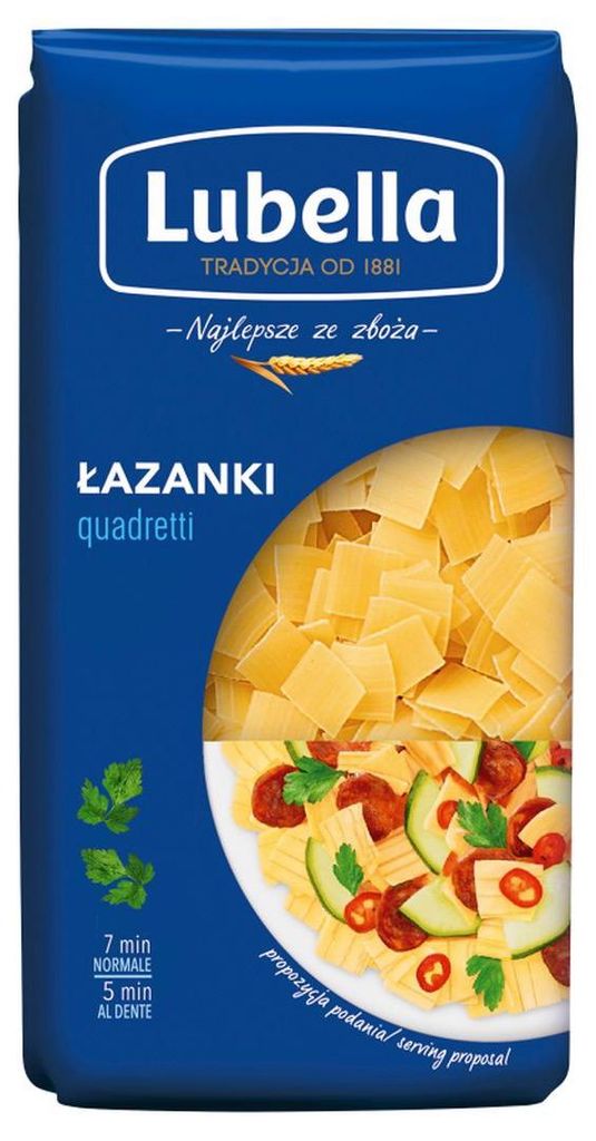 Lubella Pasta Lazanki 400 G Obrázek produktu 