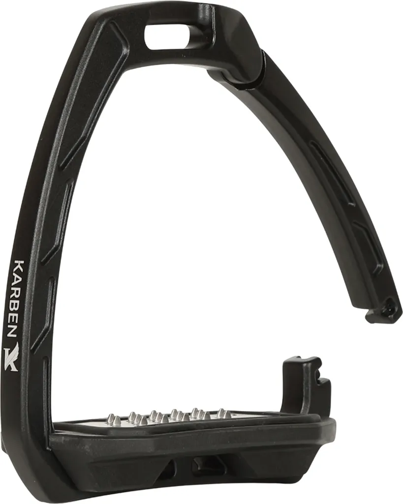 Étriers d'Équitation Karben Ultra Grip ER1893 Noir en Taille Unique