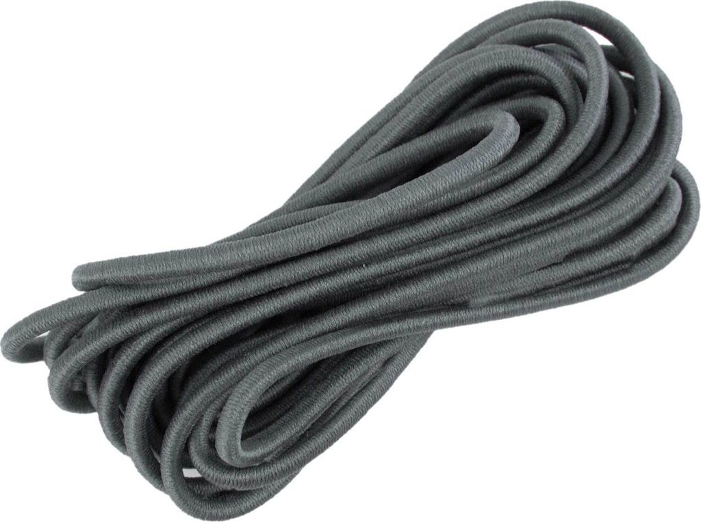 3m Gummikordel 3mm Gummiband Gummischnur Hutgummi Rundgummi f. Bekleidung uvm., Farbe:eisengrau