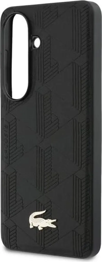 Coque Samsung Galaxy S26 Lacoste Noire et Or Compatible MagSafe