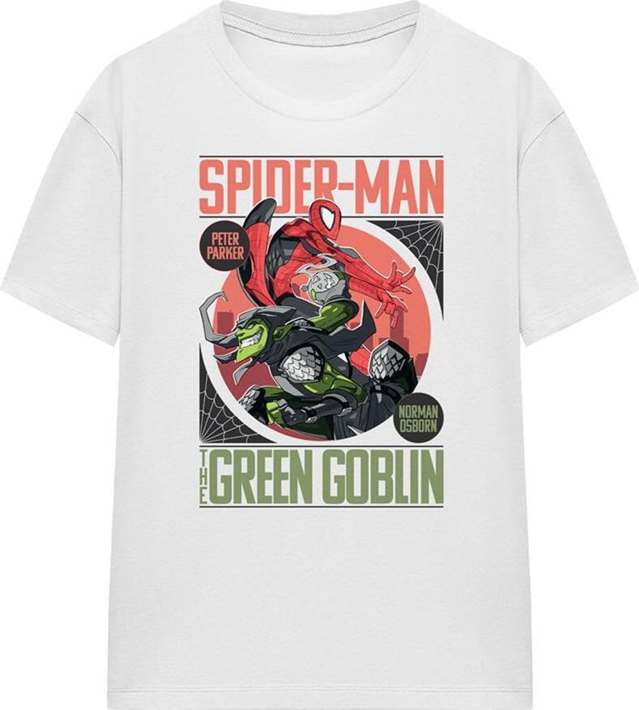 Spider-Man - "Vs" T-Shirt für Herren/Damen Uni TV19216 (XXL) (Weiß)