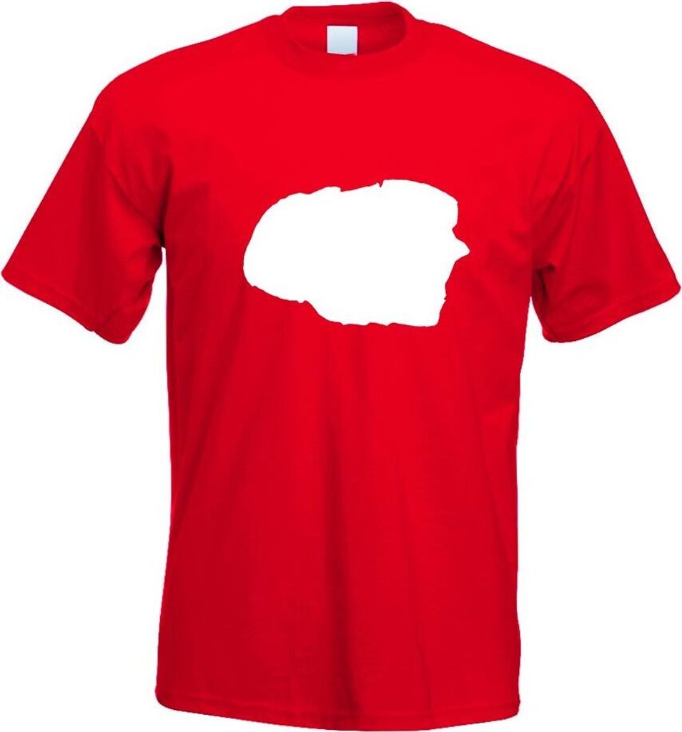 Kiwistar - T-Shirt - rot - Föhr - Deutschland - Insel Motiv Bedruckt Funshirt Design Print - mit Motiv Bedruckt - Funshirt Design - Sport - Freize...