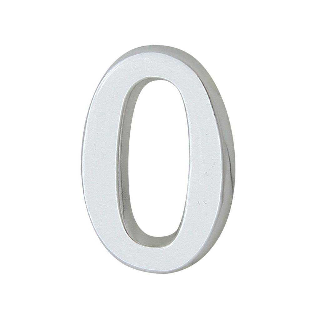 DOMINO Hausnummer Briefkasten Selbstklebend – 0 | 3D Türnummer Adressnummern Aufkleber | Hausnummern Klebend | Klebezahlen Wetterfest | Zahlen z...