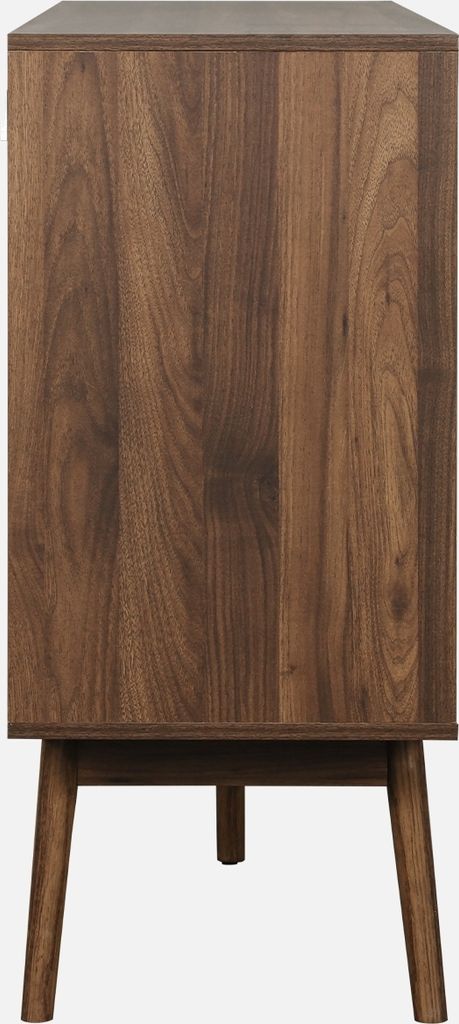 sweeek - Skandinavisches Sideboard mit Holzdekor - Dunkles Produktbild 5