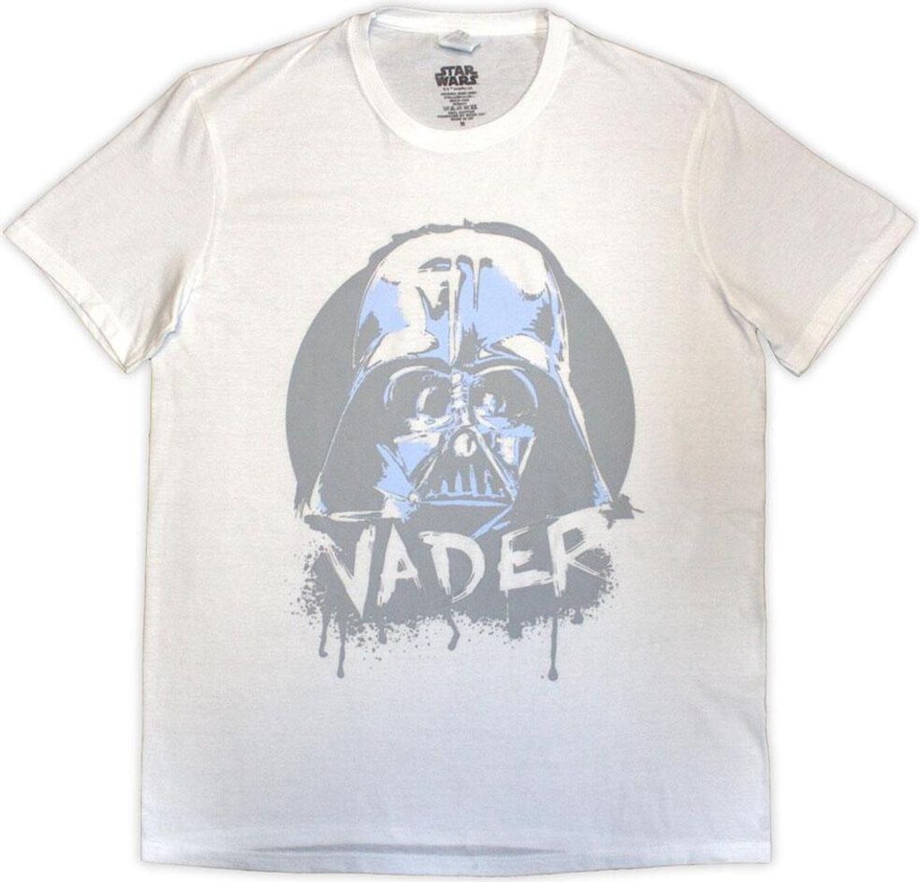 Star Wars - T-Shirt für Herren/Damen Uni RO12946 (M) (Weiß)