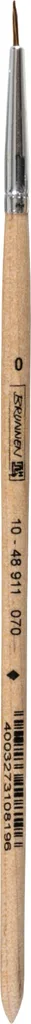 Pinceau de peinture fin taille 0 Haarpinsel BRUNNEN pack de 12 unités
