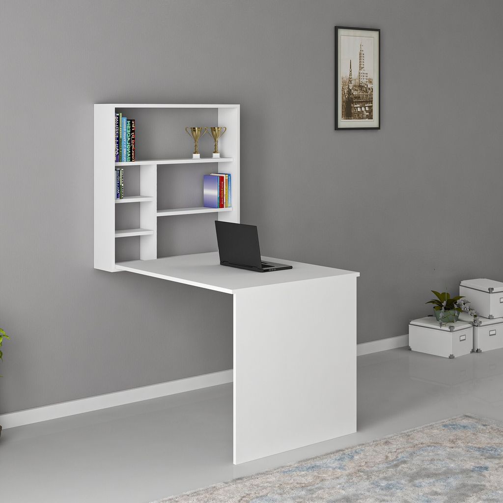 Skye Decor, Sedir, scrivanie, bianco, truciolato Immagine del prodotto 