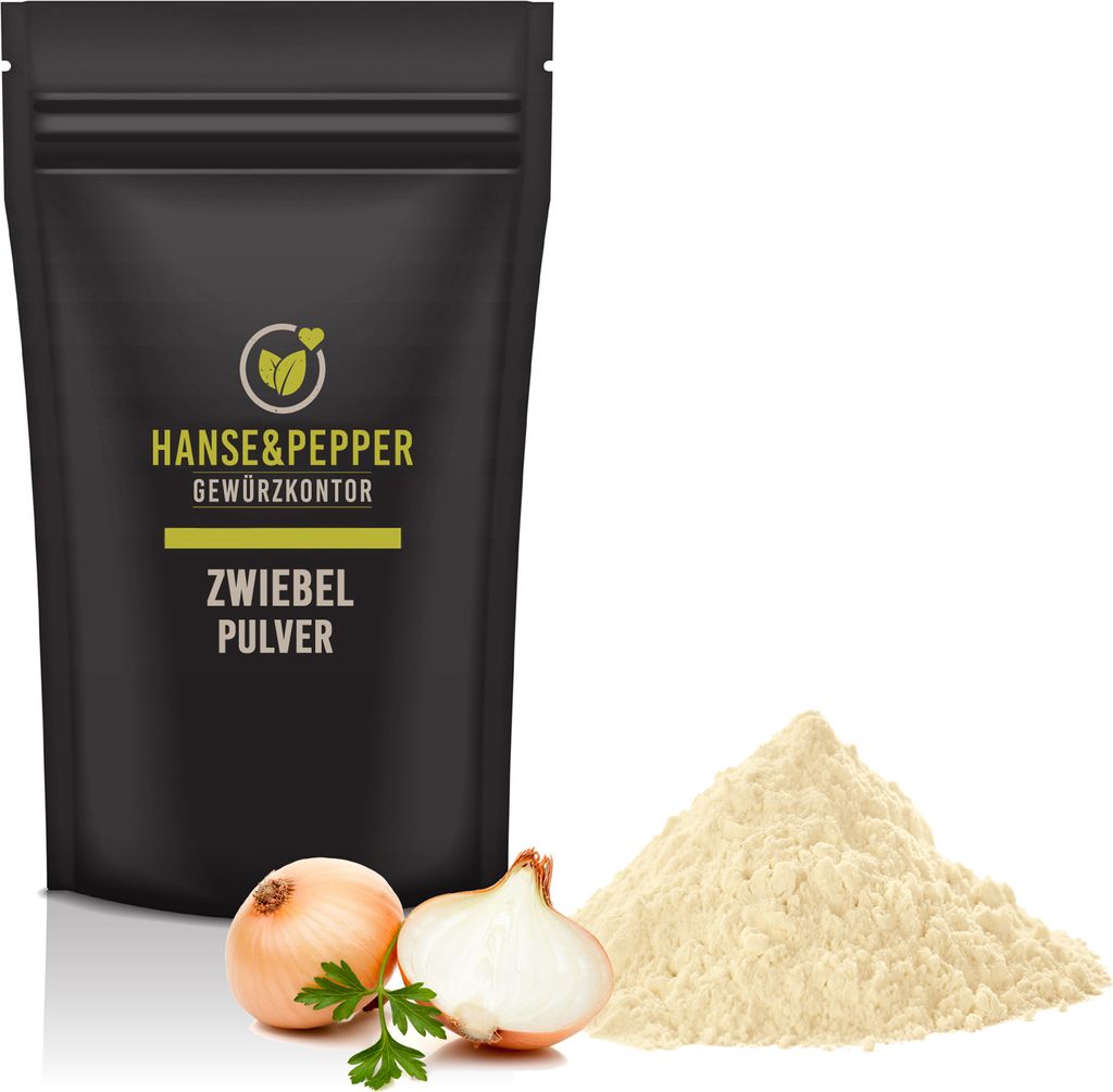 1kg Zwiebel Pulver fein gemahlen ohne Zusätze natürlich vom Hanse&Pepper Gewürzkontor - Gourmet Serie