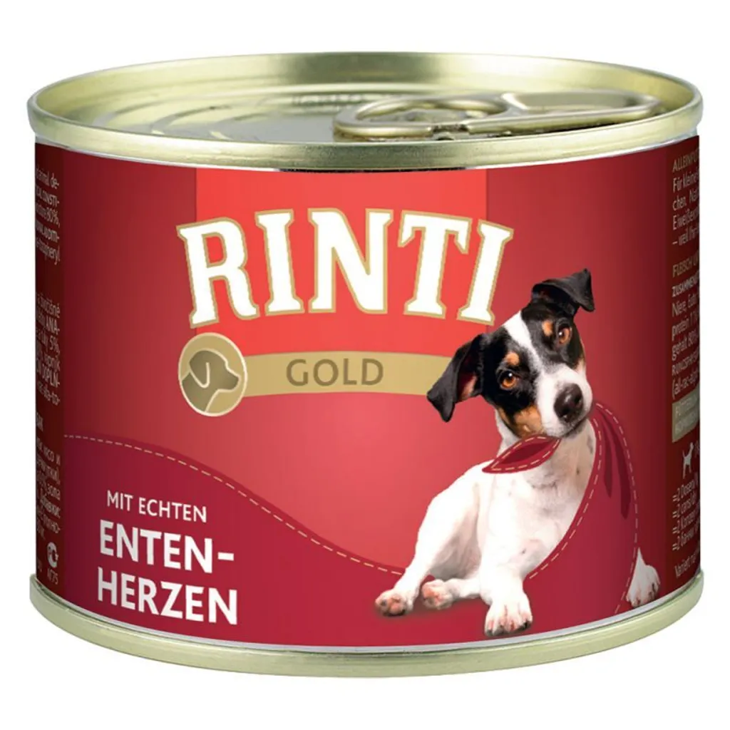 Rinti Coeurs de Canard 185g - 12x Pâtée pour Chien Difficile - 3