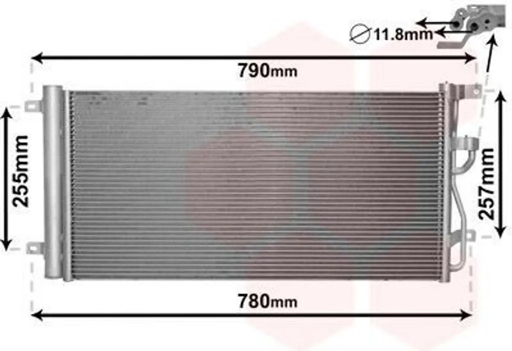 Condenseur de climatisation haute résistance pour CHEVROLET Captiva SUV