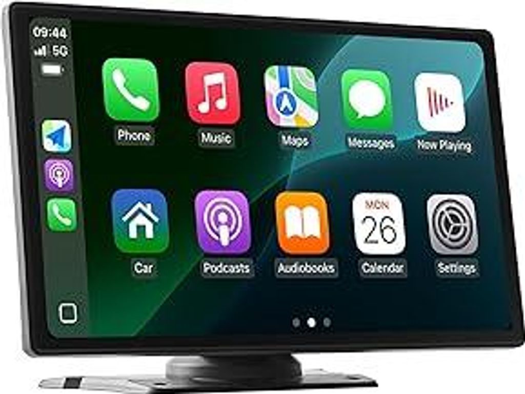 VEVOR kabelloses Autoradio (228,6 mm) HD-Radio mit Touchscreen, kompatibel mit Apple CarPlay & Android Auto, CarPlay-Bildschirm mit Rückfahrkamera...