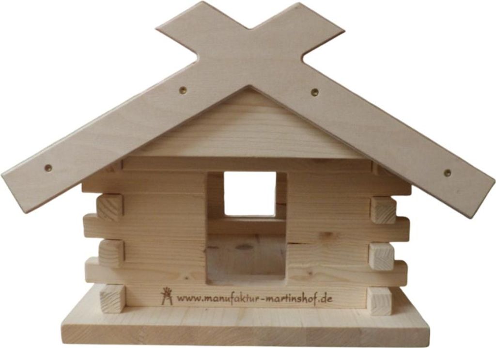 Vogelhaus (groß), Biberschwanz grau Produktbild 